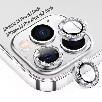 中国 Iphoneのためのガラス ダイヤモンドのカメラ レンズ スクリーンの保護装置プロ最高と12 13 14 販売のため