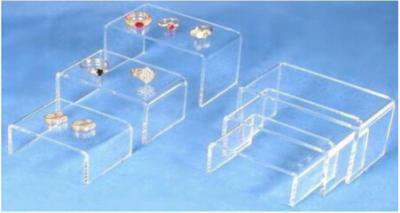 China 6 Clear Acrylic Jewelry Display Riser for sale