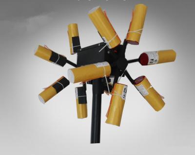 China double wheel cold stage fireworks remote control pyrotechnics machine for sale