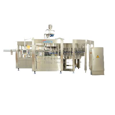 China Flavored Packaged Bottled Water Fill Machine Juice Liquid Bottled Machine for sale