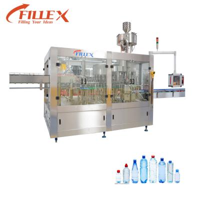 China Automatic Liquid Pure Water Filling Machine With Water Spray Style Inject Design for sale