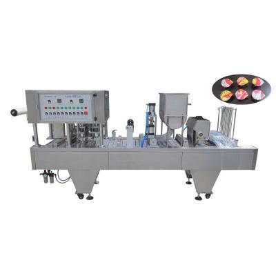 China Automatic Cup Filling Machine Fruit Jam Chocolate Sauce Sealing Equipment for sale
