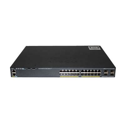 China WS-C2960X-24PD-L 24 Port Network Switch Ethernet Switch 24xGE PoE 370W 2x10G for sale
