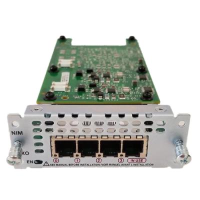 China NIM-4FXO 4 Port Network Interface Module NIM-4FXO= Green Grey for sale