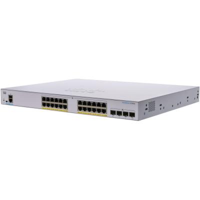 China CBS350-24P-4G-CN Network Server Ethernet Power Supply Switch 24 X Poe 4 X 1G SFP for sale