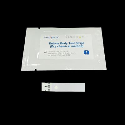 Chine Diabetic Detection Ketone Body Test Strips By Dry Chemical Method CE Registered à vendre