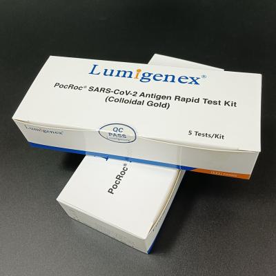 China Kit de autoteste rápido de antígeno de 20 minutos para cotonete nasal para diagnóstico médico com FSC à venda
