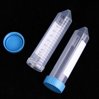 China Consumíveis de laboratório para PCR 50 ml Tubo de centrífuga cônico ISO13485 aprovado à venda