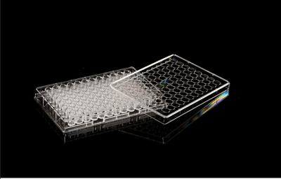 China PS PCR-verbruiksartikelen TC-behandelde weefselkweekplaat met 96 putjes voor laboratorium Te koop