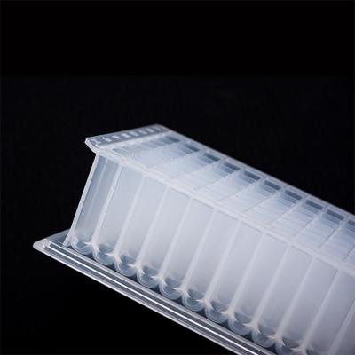 China U Bottom PCR Consumibles 2.2ml Placa de 96 pocillos profundos con borde de faldón en venta
