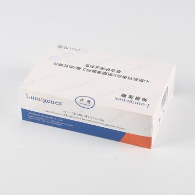 Китай Набор теста POC 20 тестов/набора, Assay золота набора теста CK-MB коллоидный продается