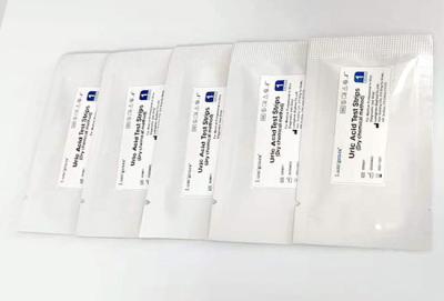 Chine Chimie sèche bandelettes de test d'acide urique de 4 minutes approuvées ISO13485 à vendre