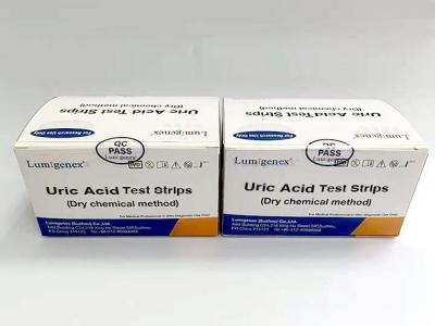 China Tiras de teste de ácido úrico de boa precisão 15 testes/caixa Certificação CE à venda