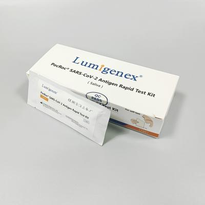 China Kit de teste rápido de antígeno de saliva de 20 minutos, kit de teste de diagnóstico rápido HSA à venda