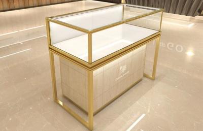 China Fashion Wooden MDF Painting Jewelry Store Showcases / Jewelry Display Fixtures for sale