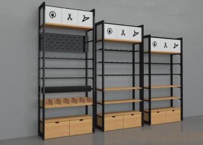China Wall Side Retail Store Display Fixtures / Grocery Store Shelves Easy Install for sale
