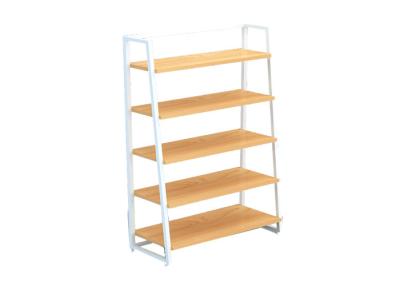 China Multi Layers Laminated Retail Display Shelves Metal Frame For Shopping Mall for sale