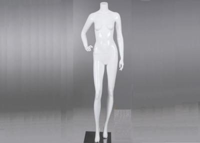 China Fiberglass Female Display Mannequin , Store Lady Full Body Dummy Headless for sale