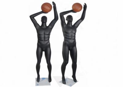 China Black Male / Female Sport Shop Display Mannequin For Gym Suits Display for sale