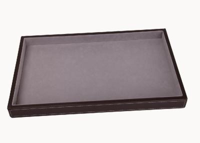 China Wooden / Leather Frame Merchandising Display Boxes For Punch , Purse , Wallet for sale