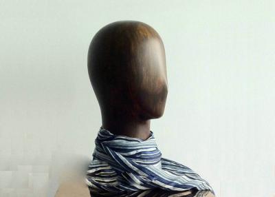 Китай Ровная поверхностная голова манекена стеклоткани для дисплея шарфа/ювелирного магазина продается