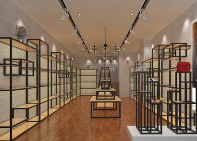 China Soportes de exhibición de la zapatería del diseño de la decoración interior para las mujeres/los zapatos de los hombres en venta