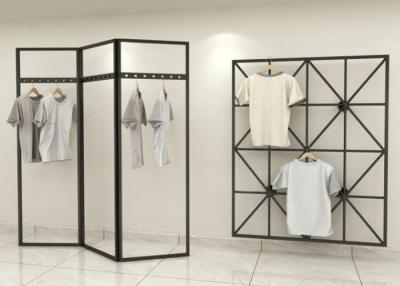 China Fashionable Style Clothing Display Rack / Metal Retail Clothes Display Stands for sale