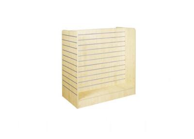 China Freestanding MDF Wood Slatwall Display Stand , Store Slatwall Display Fixtures for sale