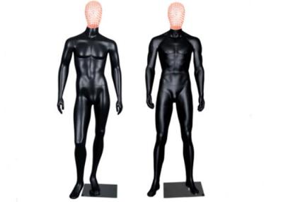 China Fiberglass Full Body Men's Shop Display Mannequin With Iron Wire Head Eco Friendly for sale