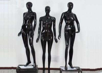 China Woman Full Boday Matt Black Clothing Display Mannequin With Different Poses for sale