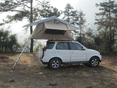 China 2.3m Ladder Family Size Roof Top Tent Easy To Open With Shoe Bag / Large Window for sale