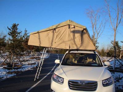 China Extension Folding 4x4 Roof Top Tent With Stainless Steel Pole Material for sale