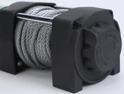 China 12V 4500lbs Waterproof Electric Power Winch Wiring Kit Steel Cable for sale