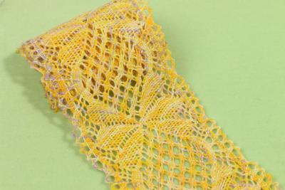 Chine L'équilibre large OEKO TEX 100 de dentelle de crochet de feston a approuvé organique à vendre