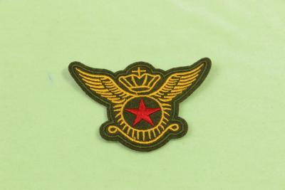 China Nondeformed 3D Embroidery Patches , Personalised Embroidered Badges for sale