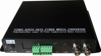 China 1-ch 3G/HD-SDI with 2-ch  balanced audio over fiber extender,SDI with Audio to fiber multiplexer,ST/SC/FC optio for sale