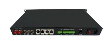 China Hybrid 1 ch BIDI 3G-SDI with 2-ch Balance audio+10/100 ethernet+Optional RS422/RS485/RS232 to fiber multiplexer for sale