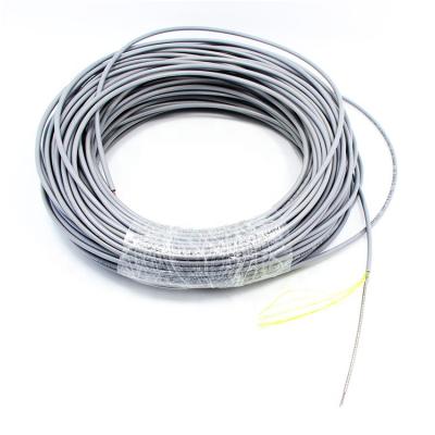 China Steel Tube Beige Duplex Armored Multimode Fiber Optic Cable for sale