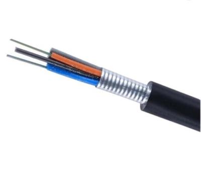 China GYTA fiber optic g652 steel central strength member fiber optic cable for sale