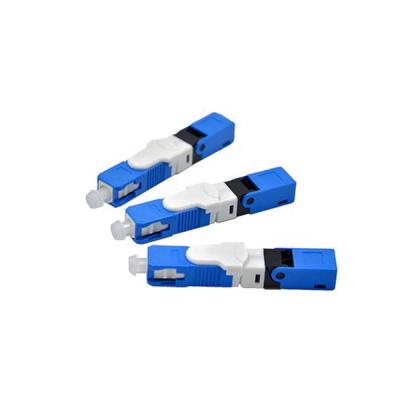 China SC/UPC SC/PC Single Mode Optical Connector For FTTH Drop Cable for sale