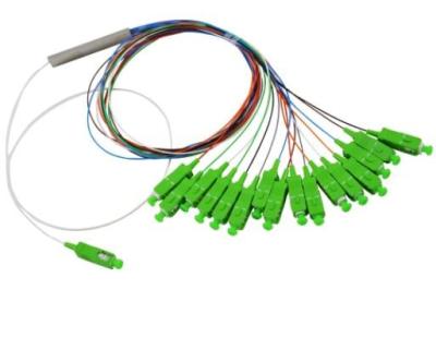 China 1*2 4 8 16 32 64 divisor do PLC da fibra ótica do conector do SC APC da manutenção programada 0.9mm à venda