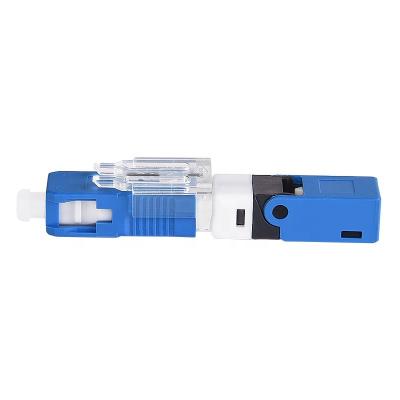 China FTTH Fiber Optic SC / APC SM Fast Connector Quick Connector Single Mode for sale