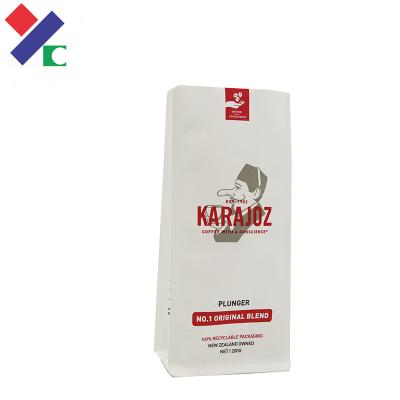 China Eco Friendly Coffee Packaging Bags Stand Up Compostable Pouch With Valve 2lb 5lb for sale