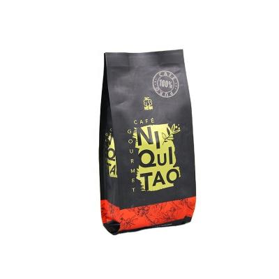 China Quad Seal Coffee Packaging Bags  Side Gusset Moisture Proof 2lb 5lb for sale