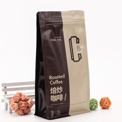China Eco Friendly Coffee Packaging Bags Zipper Stand up Pouch Anti Oxidation Tasteless for sale