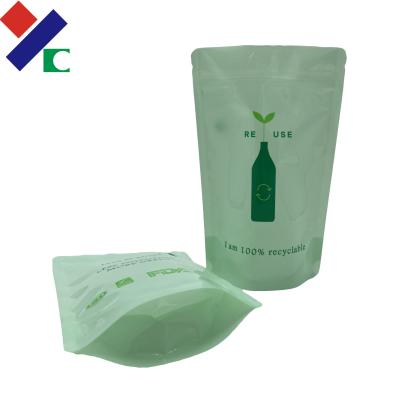 China Aroma Barrier Recyclable Packaging Bags Stand Up Mylar Smell Proof Bag With Ziplock for sale