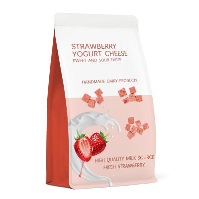 China Strawberry Cheese Nut Recyclable Packaging Bags CMYK + Spot Color for sale