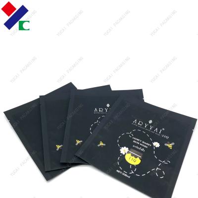 China Cosmetic Products Facial Mask Packaging Bag Aluminum Foil Lining Inside for sale