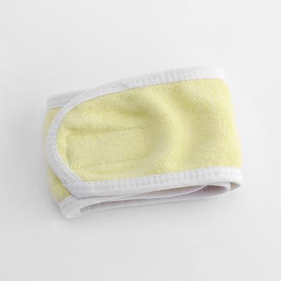 China Magic Tape Cotton Towel Wash Face Cosmetic Makeup Bath Spa Headband for sale