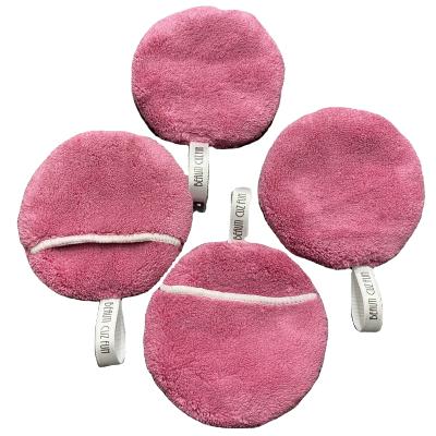 China Makeup Remover Pads For Face,Eye,Lips Microfiber Face Cleansing Washable Makeup Removal Cloth With Laundry Bag for sale